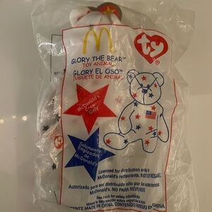 Vintage new TY Glory the bear happy meal McDonald’s‎ employee exclusive USA